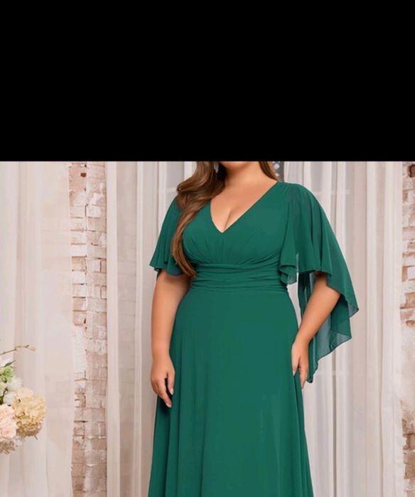 Дамска елегантна дълга рокля