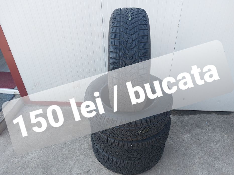 150 lei bucata! Set anvelope M+S/IARNA 225 60 17 Goodyear! 7 mm