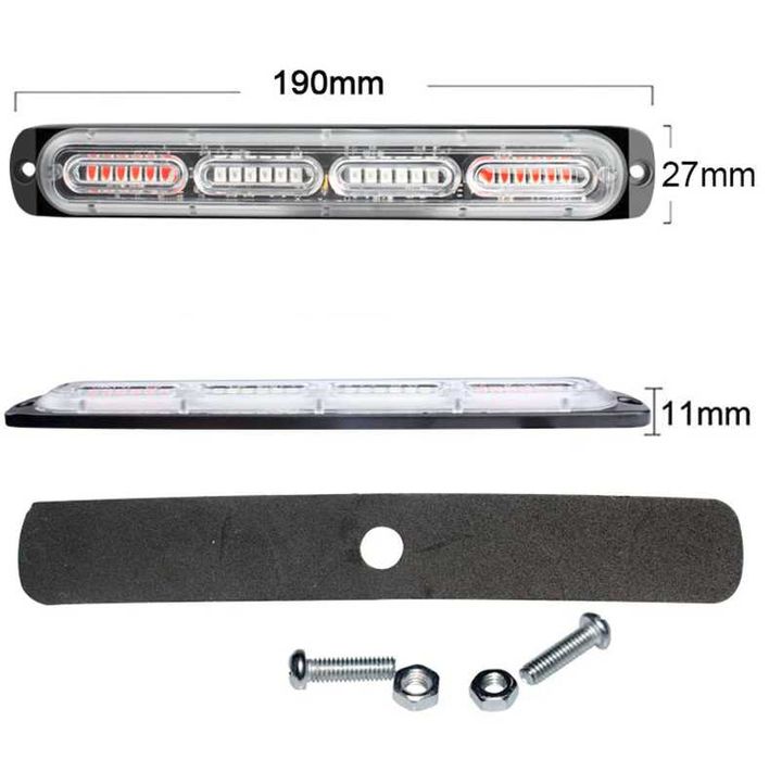Блиц аварийна светлина с 24 диода 12/24V