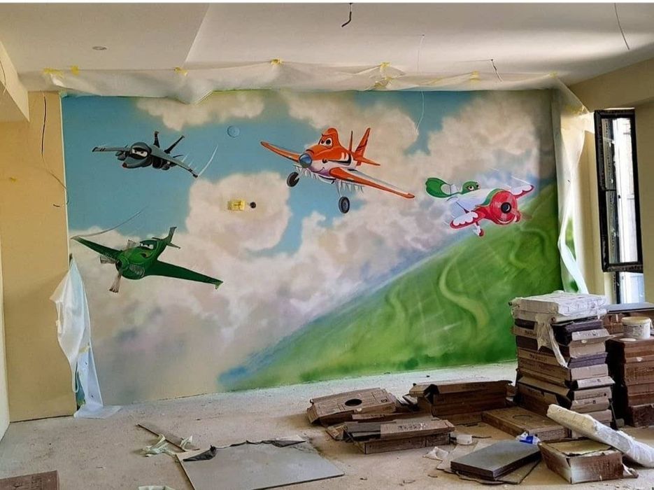 Boxcha va Bolalar xonasi uchun Rospis dizayn