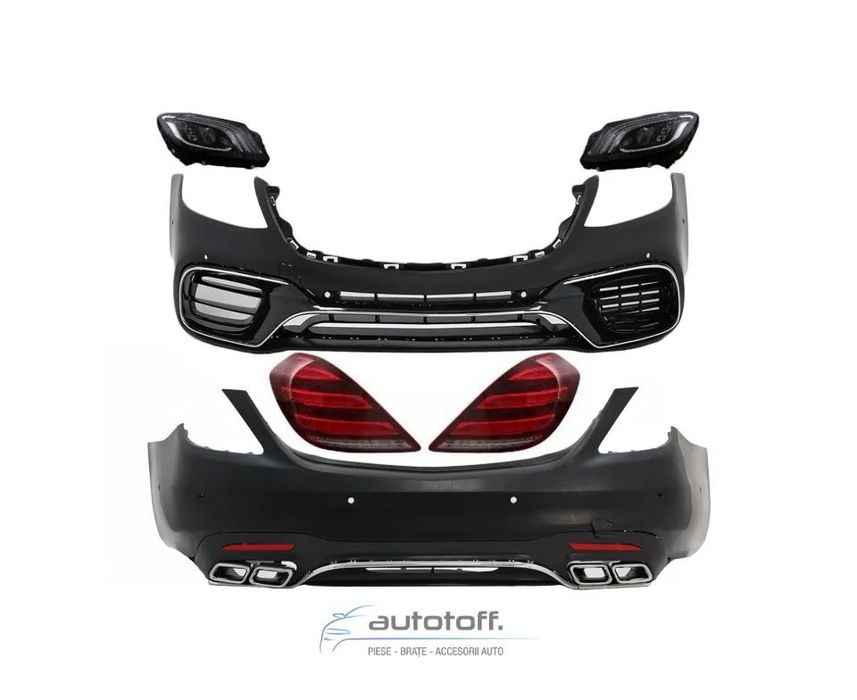 Pachet exterior compatibil Mercedes S-Class W222 Facelift (2013-2017) S63 Design