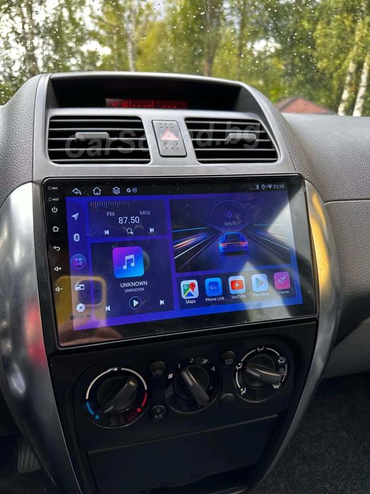 Fiat Sedici - 9" Android 15 Мултимедия Фиат Седичи Навигация Андроид