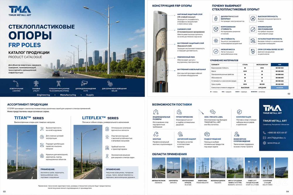 Опоры, столбы, ЛЭП, освещение ustunlar, elektr va yoritish tayanchlari