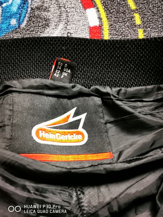 Pantaloni moto piele