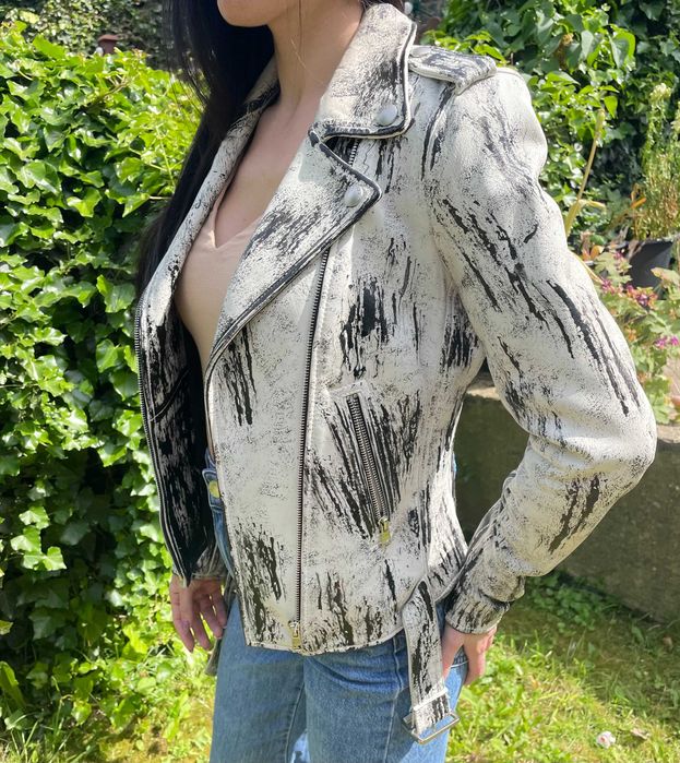 Естествена кожа яке Gucci