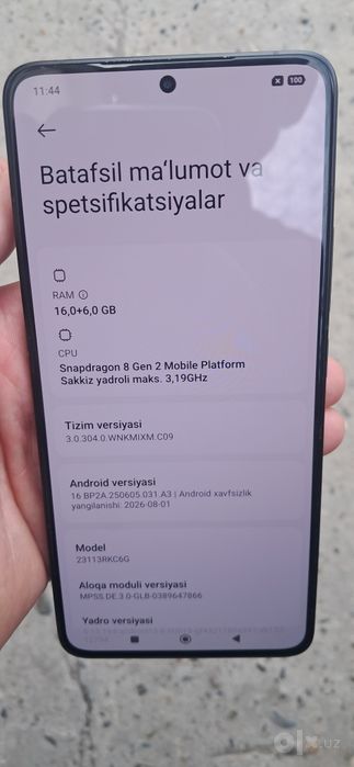 Poco F6 pro sotiladi