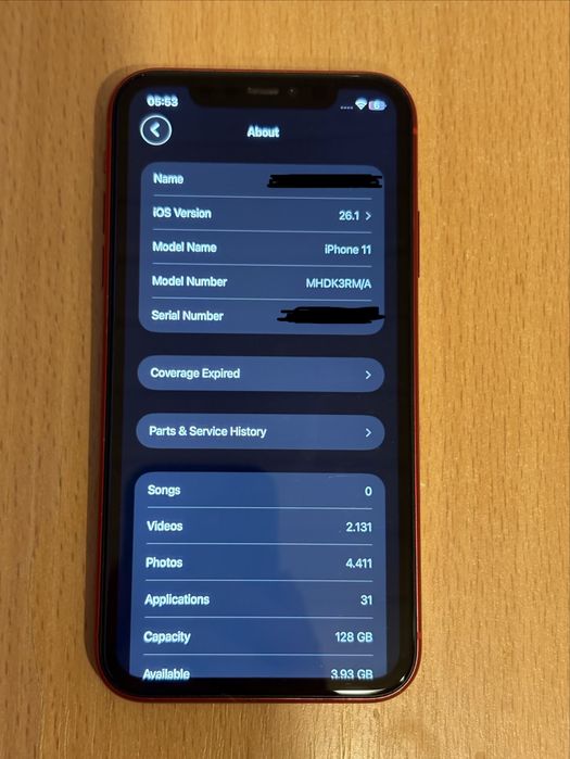 iphone 11 128gb RED