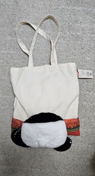 Сумка шопер с пандой