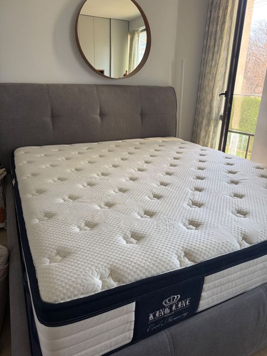 Луксозна спалня комплект 180/200 легло матрак и подматрачна рамка