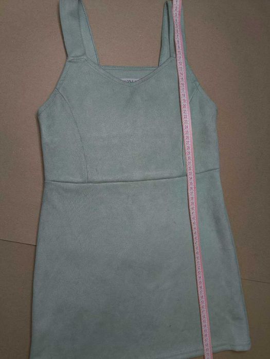 Теплый сарафан для девочки 8–10 лет, рост 140 см, длина 70 см, Gee Jay