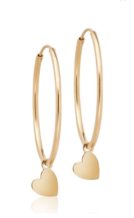 обеци със златни халки