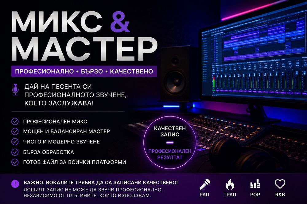 Микс и Мастер на песни