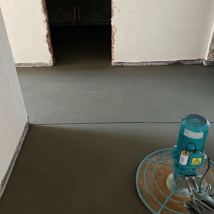 Полусухая стяжка пола.