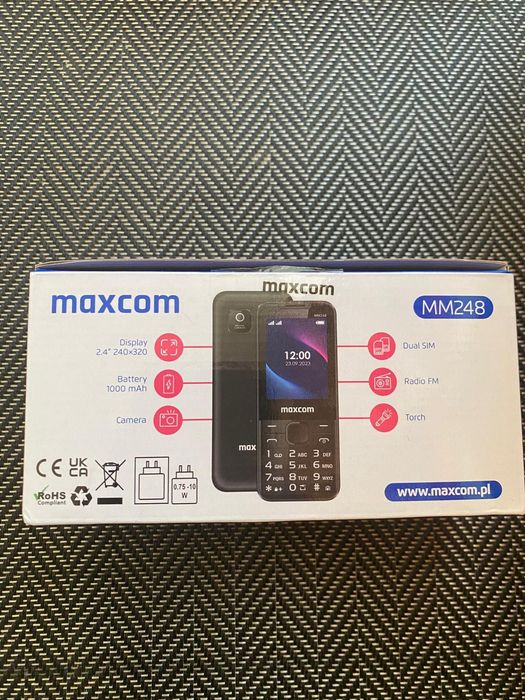 Telefon pentru vârstnici Maxcom Nou