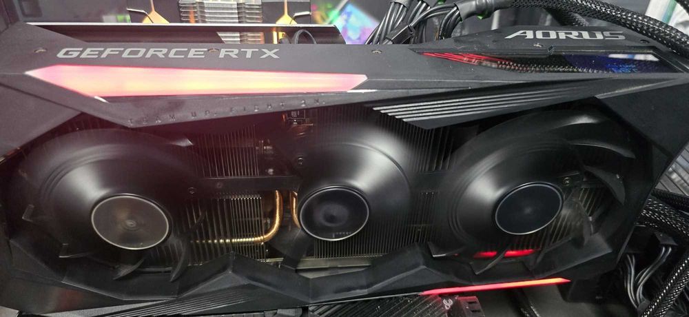 Placa video GIGABYTE AORUS GeForce RTX 3070 Ti MASTER LHR 8GB GDDR6X 256-bit