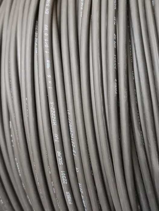 Соларен кабел 6 кв. с UV защита