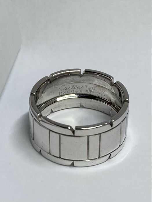 Inel aur alb 18kt.Cartier