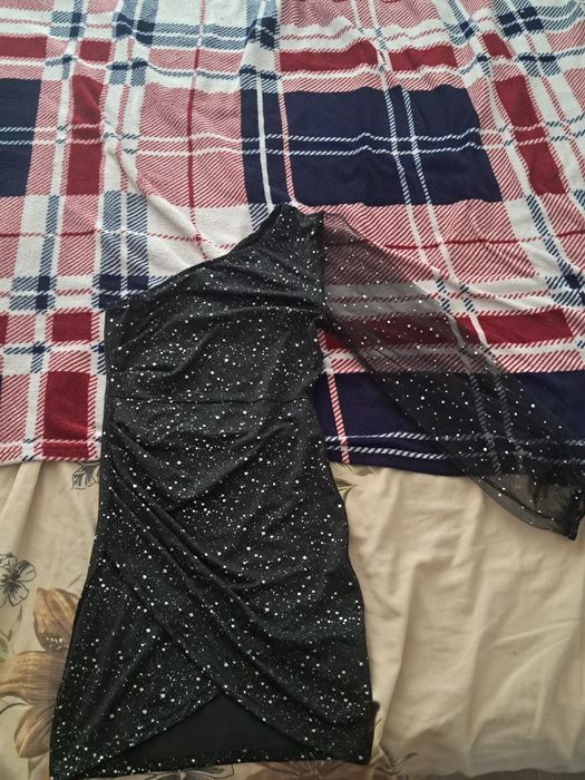 Черна къса Рокля ХS