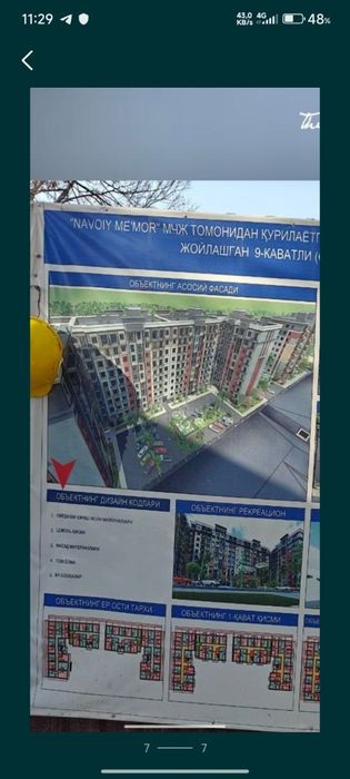 Navoiy shaxardan qurilayotgan uy srochna sotiladi