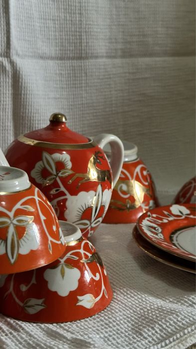 Фарфоровый сервиз «Золотой олень» ТФЗ