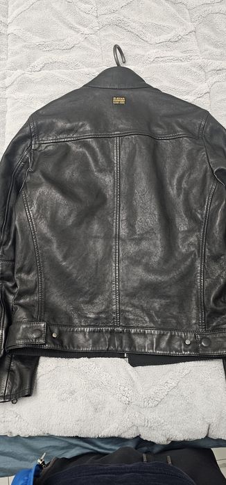 G-star Biker Leather Jacket кожено яке