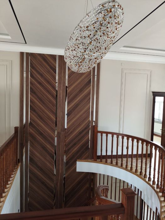 Паркет, лестницы и балясины, стеновые панели, мебель, двери