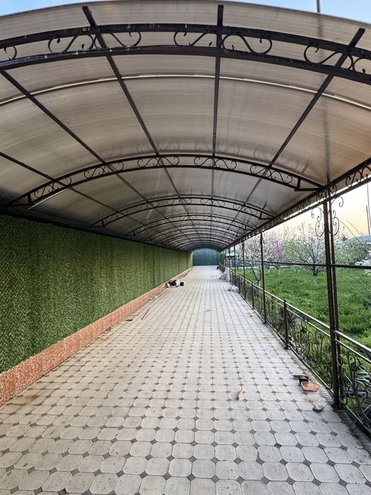 Навес из лексана производство Казахстан 10 лет гарантия