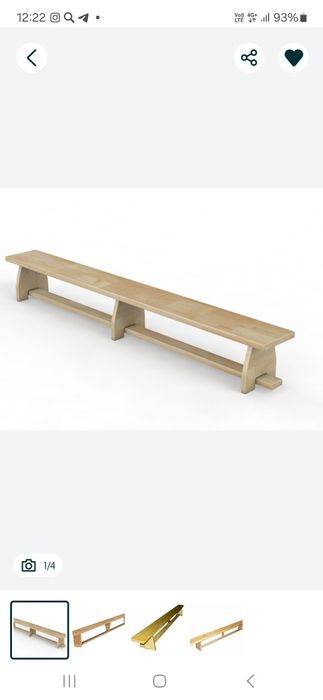 Гимнастический скамейка