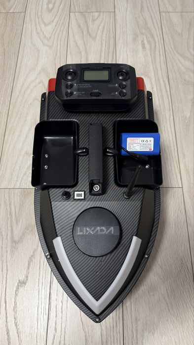 Bărcuță pentru plantat /Bărcuță de nădit/ Navomode Lixada NOUĂ cu GPS (99 puncte) + 2  acumulatori 12000mAh | Complet echipată