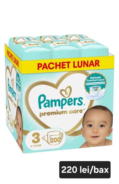 Pampers premium care marimea 2,3,4,5 si 6