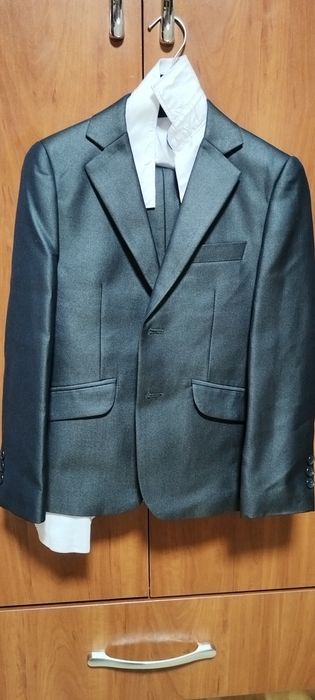 Костюм , темно серый , для мальчика