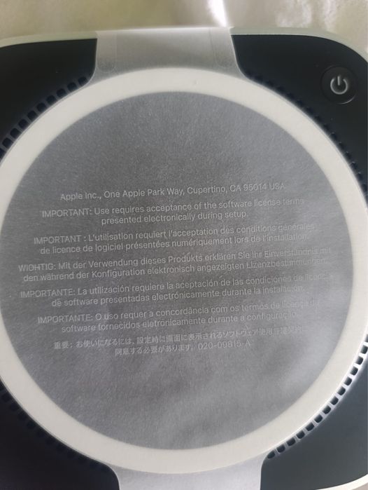 Mac Mini M4 16 gb. RAM 512gb SSD   2024