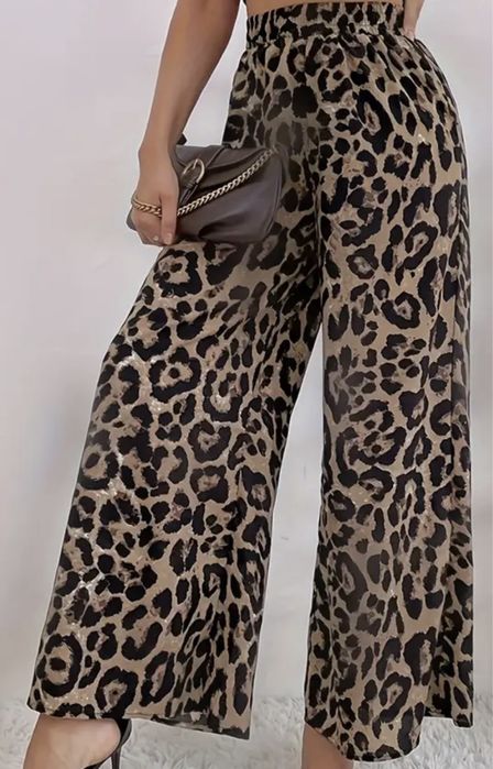 Леопард Штаны Рубашка Халат