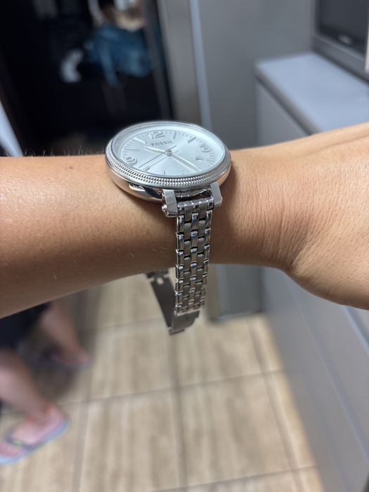 Ceas original Fossil argintiu