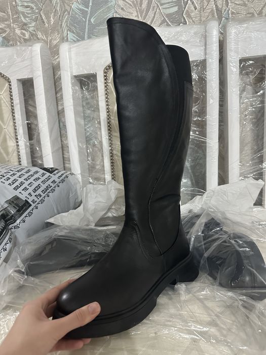 кожанные сапоги