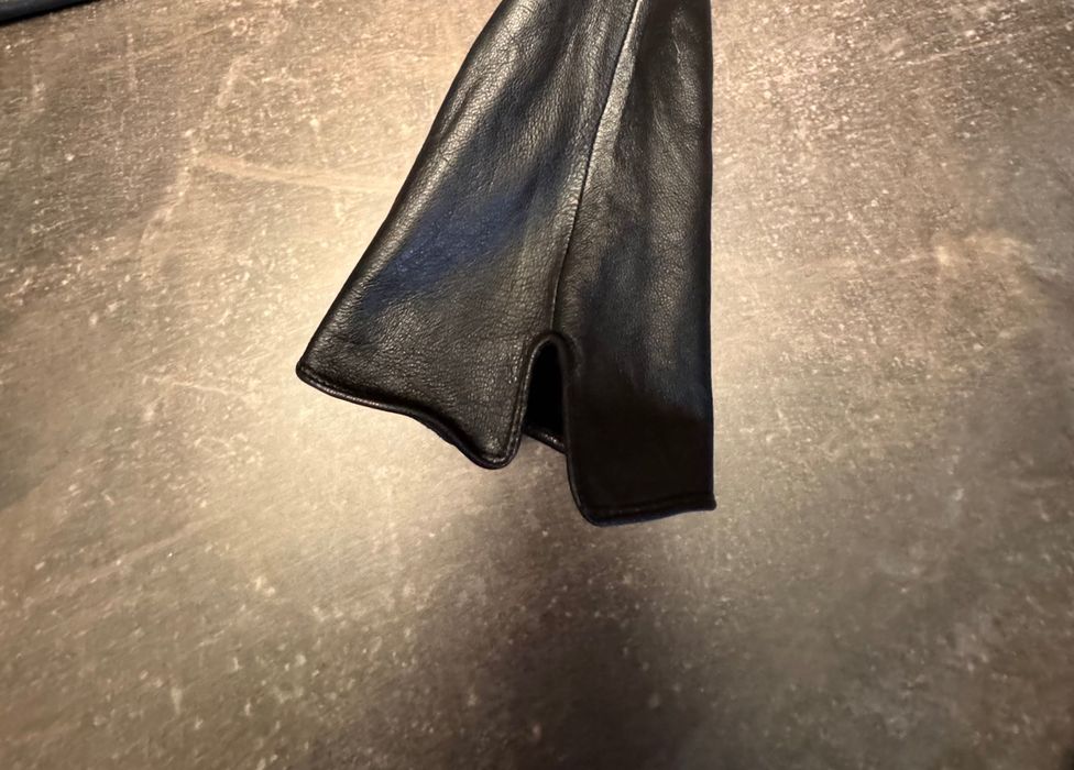 Дълги кожени ръкавици, размер S