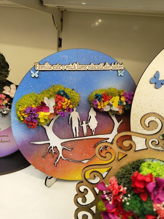 Aranjamente licheni dedicate familiei