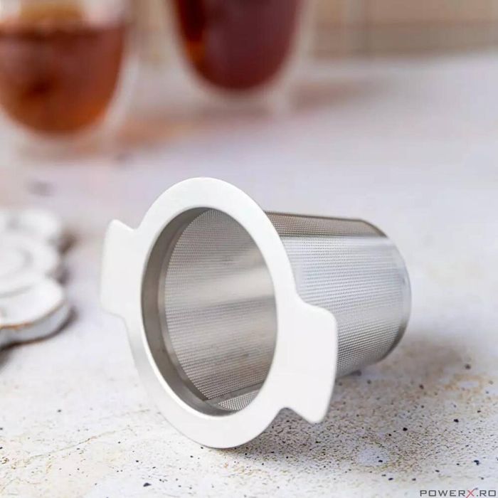 Filtru infuzor ceai, din inox, 7.5 cm, sita, Kinghoff