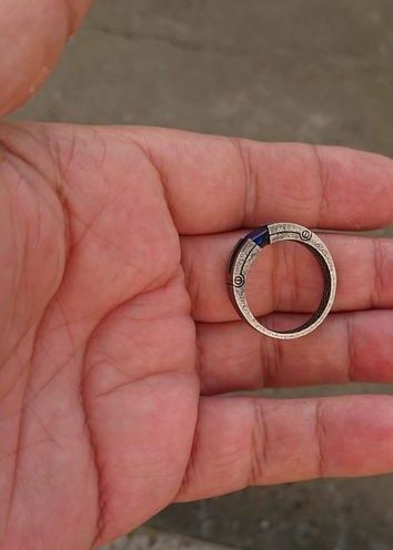 Inel argint Substance Zone