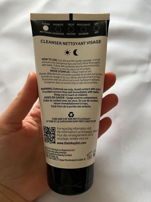 Balsam curățare față Oat Cleansing Balm The 1NKEY List