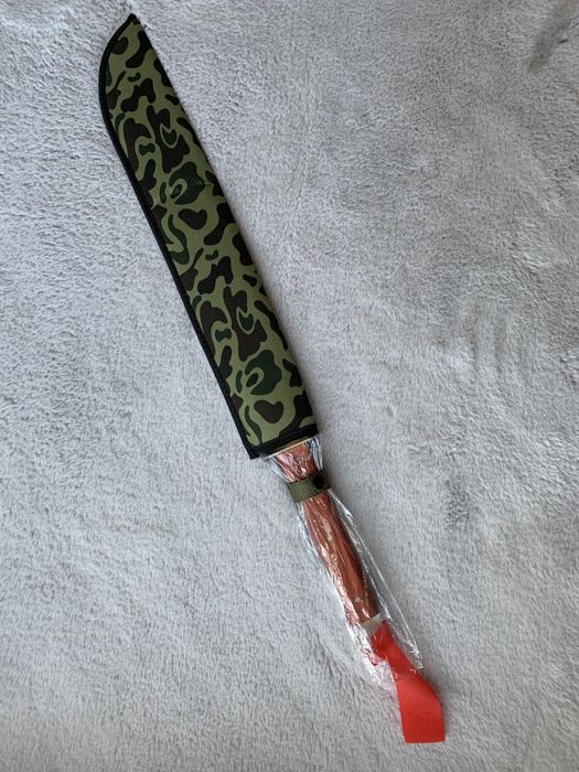 Sabie de vanatoare tip maceta 70 cm pentru cadou husa colectie army