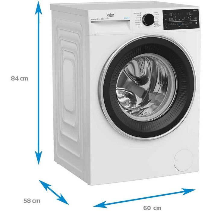 Нова инверторна пералня Беко/Beko B5WFT810416, 10 кг