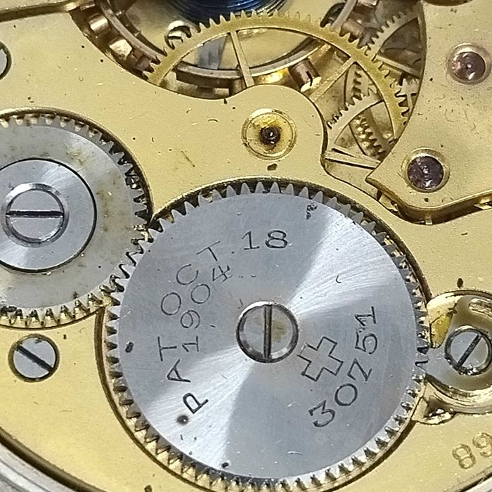 ZENITH джобен часовник, сребро/Silver 0,800, работещ, много рядък