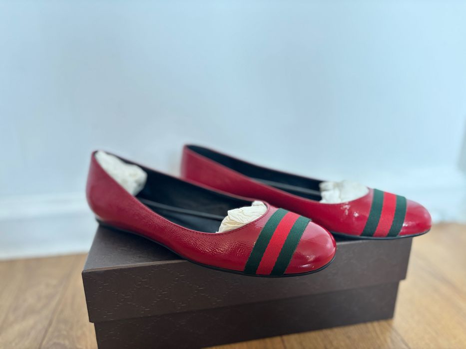 Gucci лачени балерини 39 / 40