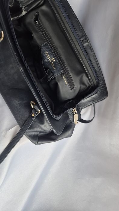 Geanta piele naturala Giulia Ricci neagra