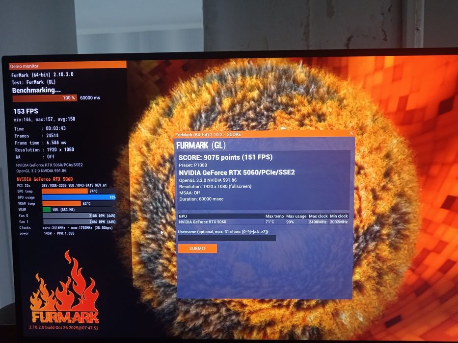 Видеокарта Rtx 5060 8 gb asus