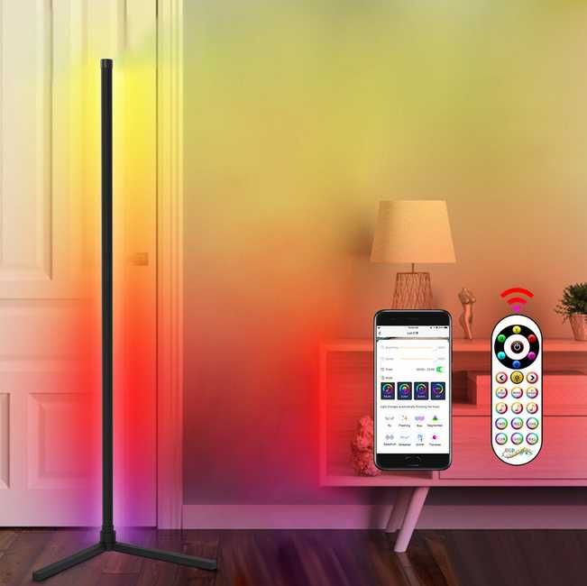 Bara verticala LED light cu telecomanda RGB