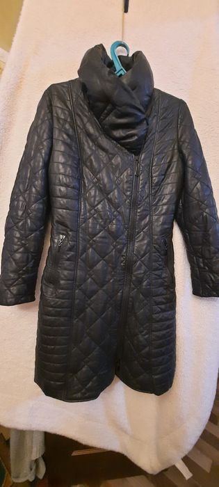 Куртка зимняя кожанная