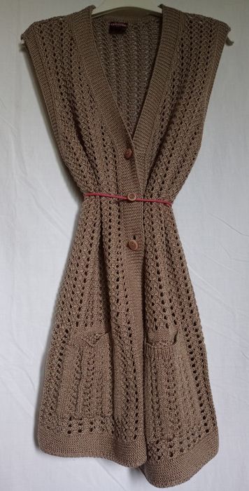 Vesta tricot cu buzunare M - L