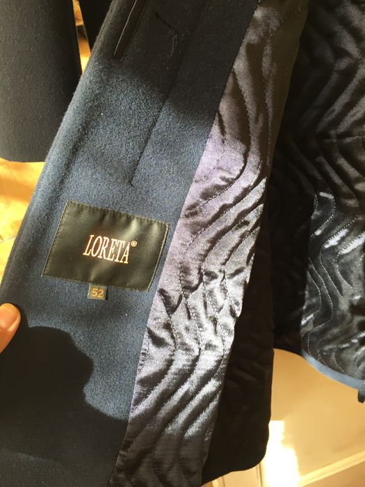 Пальто женское темно-синий цвет кашемир/шерсть. р. 52 Турция. Мирабад